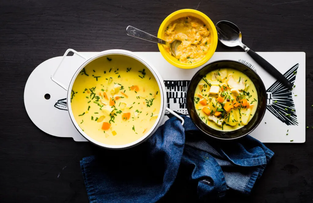 Juustoinen kalakeitto