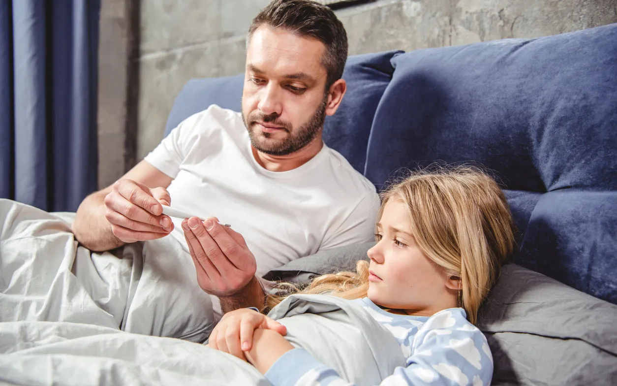 Kuumeen raja on lapsilla ja aikuisilla erilainen