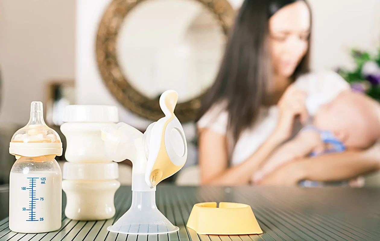 Rintapumppu on monen äidin pelastus.